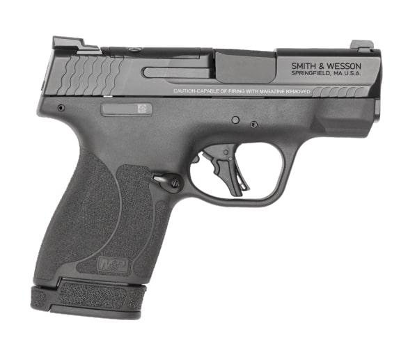 S&W M&P Shield Plus Optics Ready Handgun 9mm Luger 10rd & 13rd Magazines 3.1″ Barrel Thumb Safety