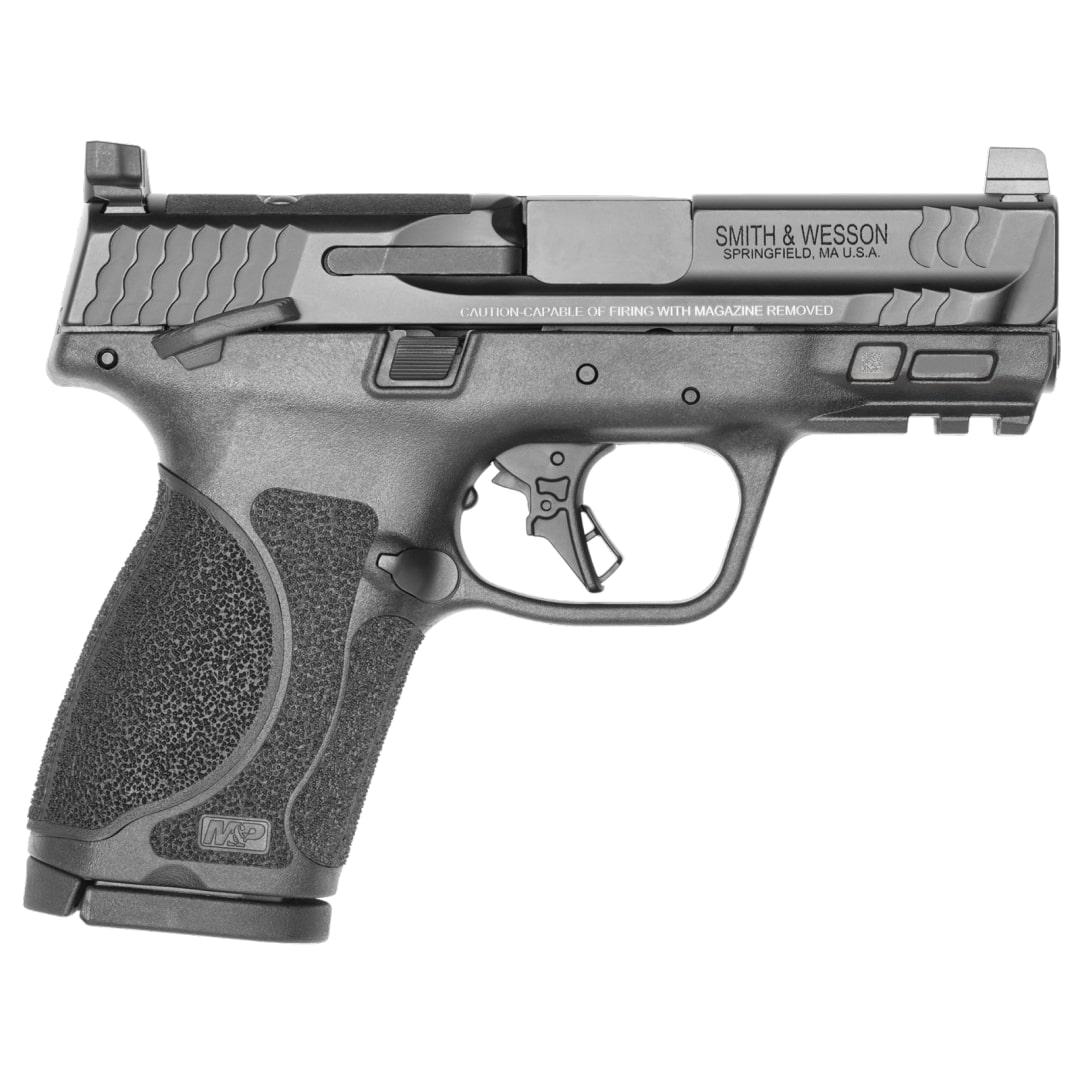 S&W M&P9 M2.0 Compact Optic Ready Handgun 9mm Luger 15rd Magazine 3.6″ Barrel Thumb Safety Black