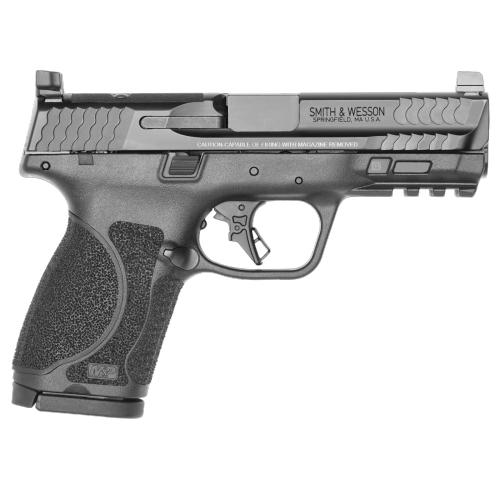 S&W M&P 9 Compact M2.0 OR Optic Ready Handgun 9mm Luger 15rd Magazine 4″ Barrel No Thumb Safety Black