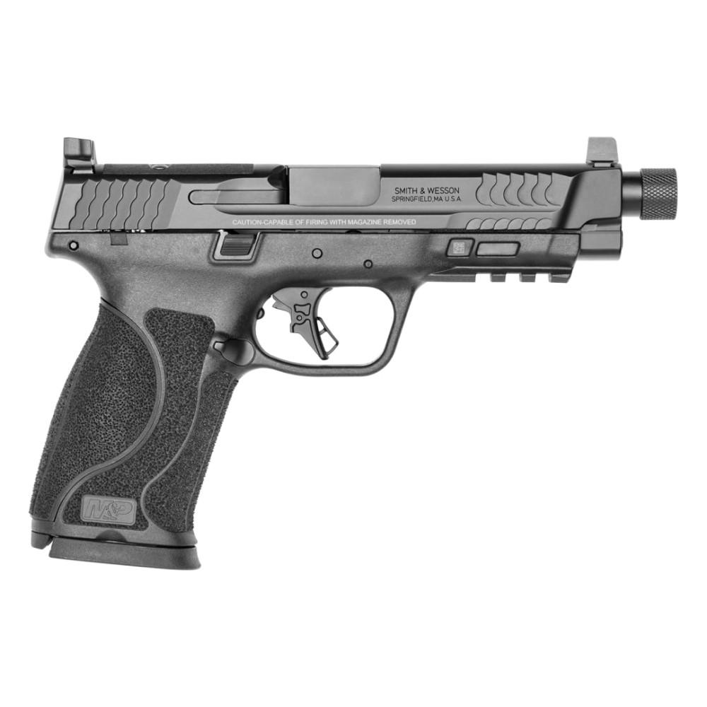 Smith & Wesson M&P 45 M2.0 Full Size Handgun 45 Auto 10rd Magazines(2) 5″ Threaded Barrel Black Finish