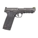 Smith & Wesson M&P 22 Magnum Handgun .22 WMR 30rd Magazines (2) 5″ Barrel Black Optic Ready Fiber Optic Sight Thumb Safety