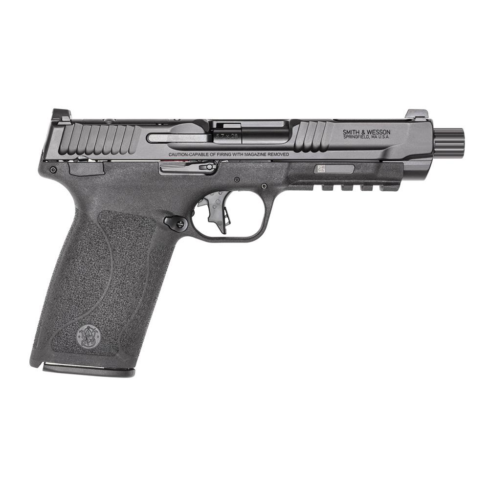 Smith & Wesson M&P 5.7 OR Handgun 5.7x28mm 22rd Magazines(2) 5″ Threaded Barrel No Thumb Safety