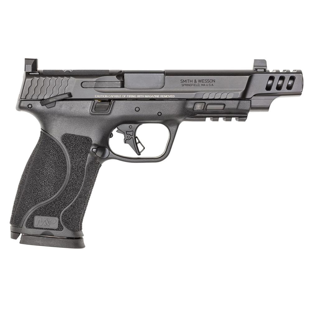 S&W PC M&P 10mm M2.0 Ported Optic Ready Handgun 10mm Auto 15rd Magazines(2) 5.6″ Ported Barrel Night Sights