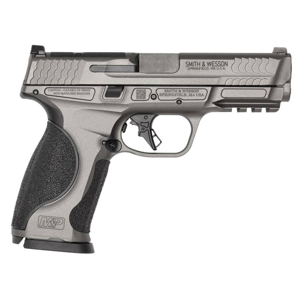 S&W M&P 40 M2.0 Metal Optic Ready Handgun .40 S&W 10rd Magazines(2) 4.22″ Barrel No Safety Gray Finish