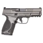 S&W M&P 9 M2.0 Metal Compact OR Handgun 9mm Luger 15rd Magazine(2) 4″ Barrel Tungsten Gray Cerakote No Thumb Safety