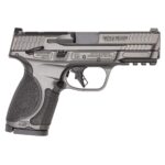 S&W M&P 9 M2.0 Metal Compact OR Handgun 9mm Luger 15rd Magazine(2) 4″ Barrel Tungsten Gray Cerakote Thumb Safety