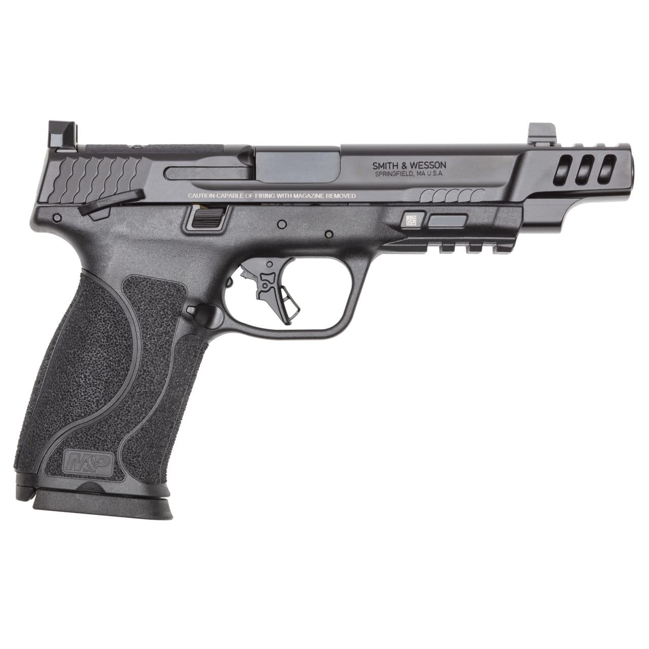 M&P PC 10mm M2.0 OR Compliant Handgun 10mm Auto 10rd Magazines(2) 5.6″ Barrel Thumb Safety Black Night Sights