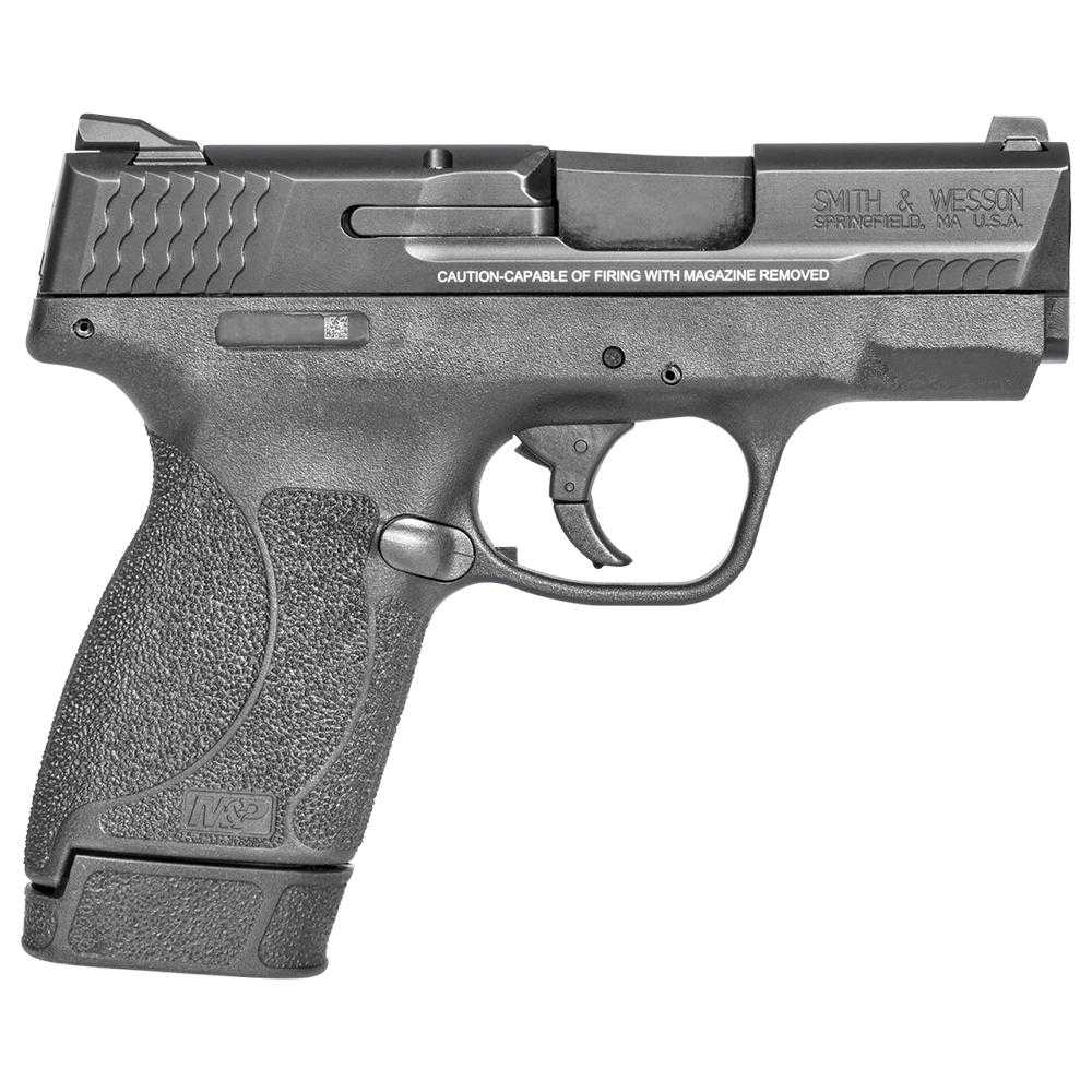 Smith & Wesson M&P 45 Shield M2.0 Handgun .45 ACP 7rd Magazine 3.3″ Barrel Black No Thumb Safety