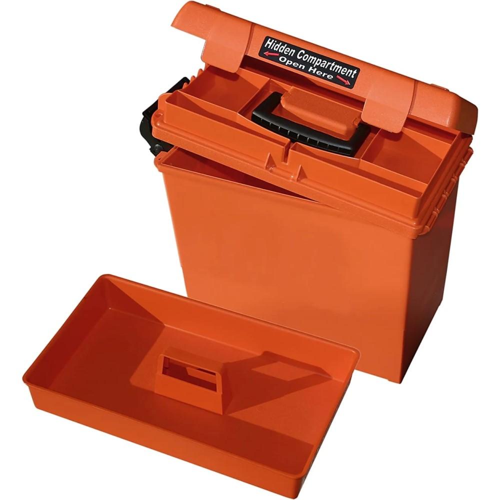 MTM 15″ x 8.8″ x 9.4″ Sportsmen’s Plus Utility Dry Box Orange
