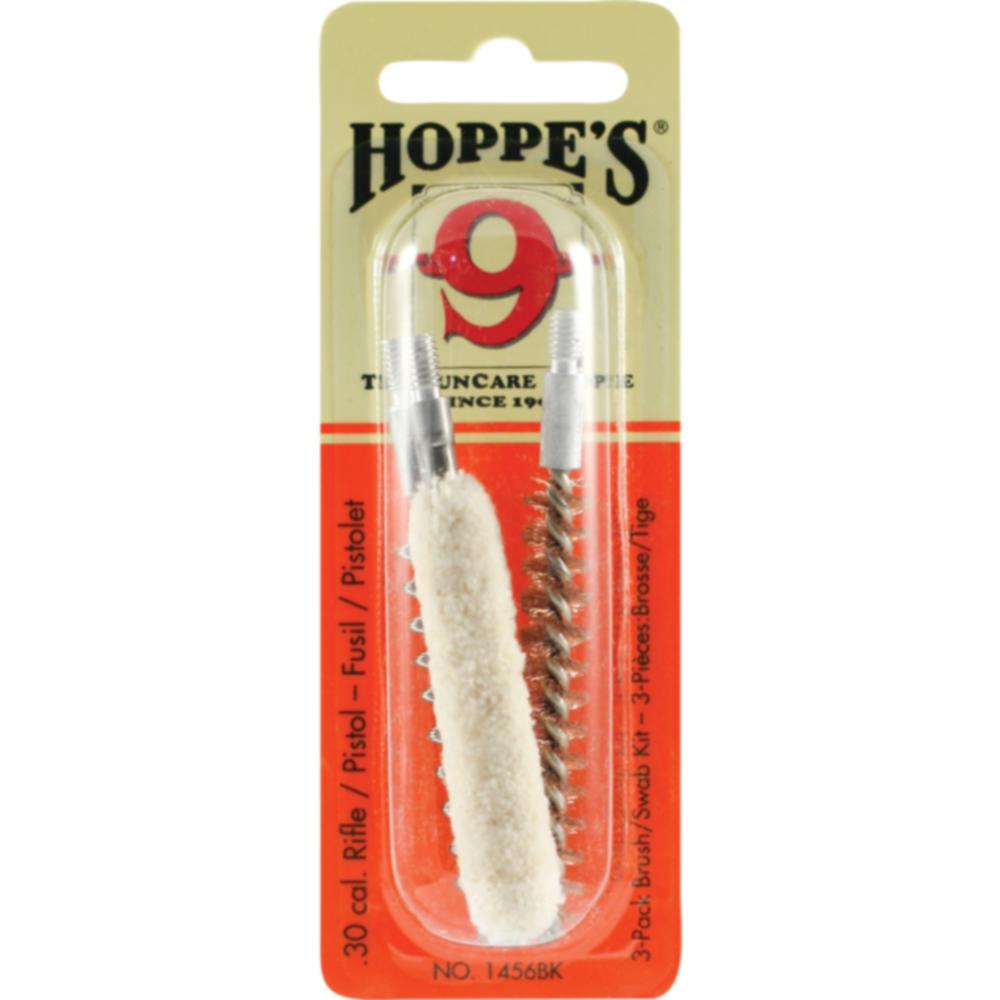 Hoppe’s 3-Pack Brush/Swab Kit .30 cal