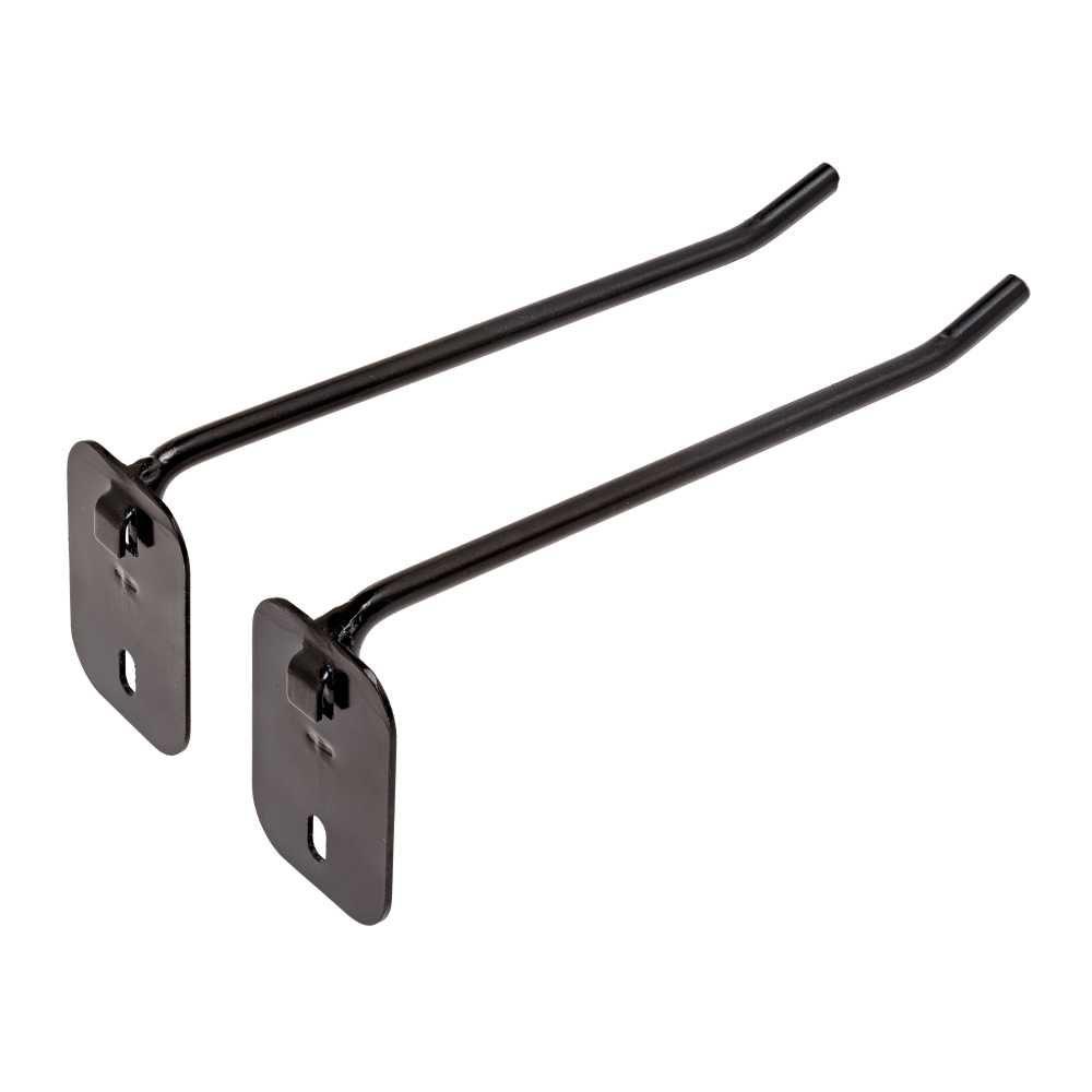 Hornady Square-Lok 6″ Single Peg Hook Black 2/ct