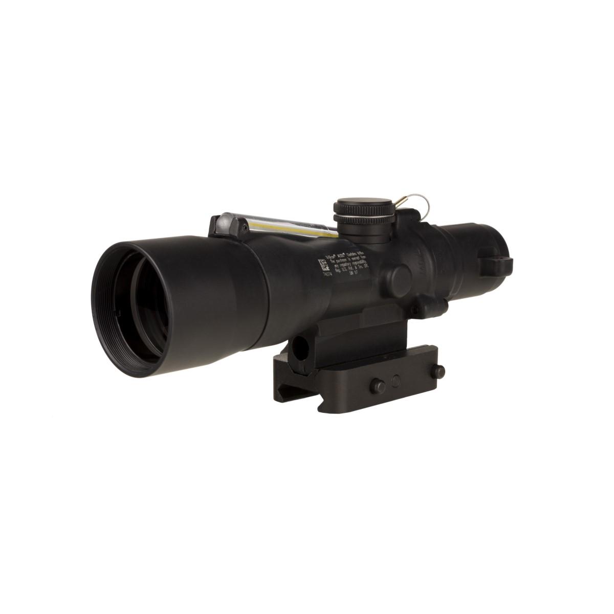 Trijicon Compact ACOG 3×30 Rifle Scope Amber Chevron 7.62x51mm/175gr. Illuminated Black w/ Mount