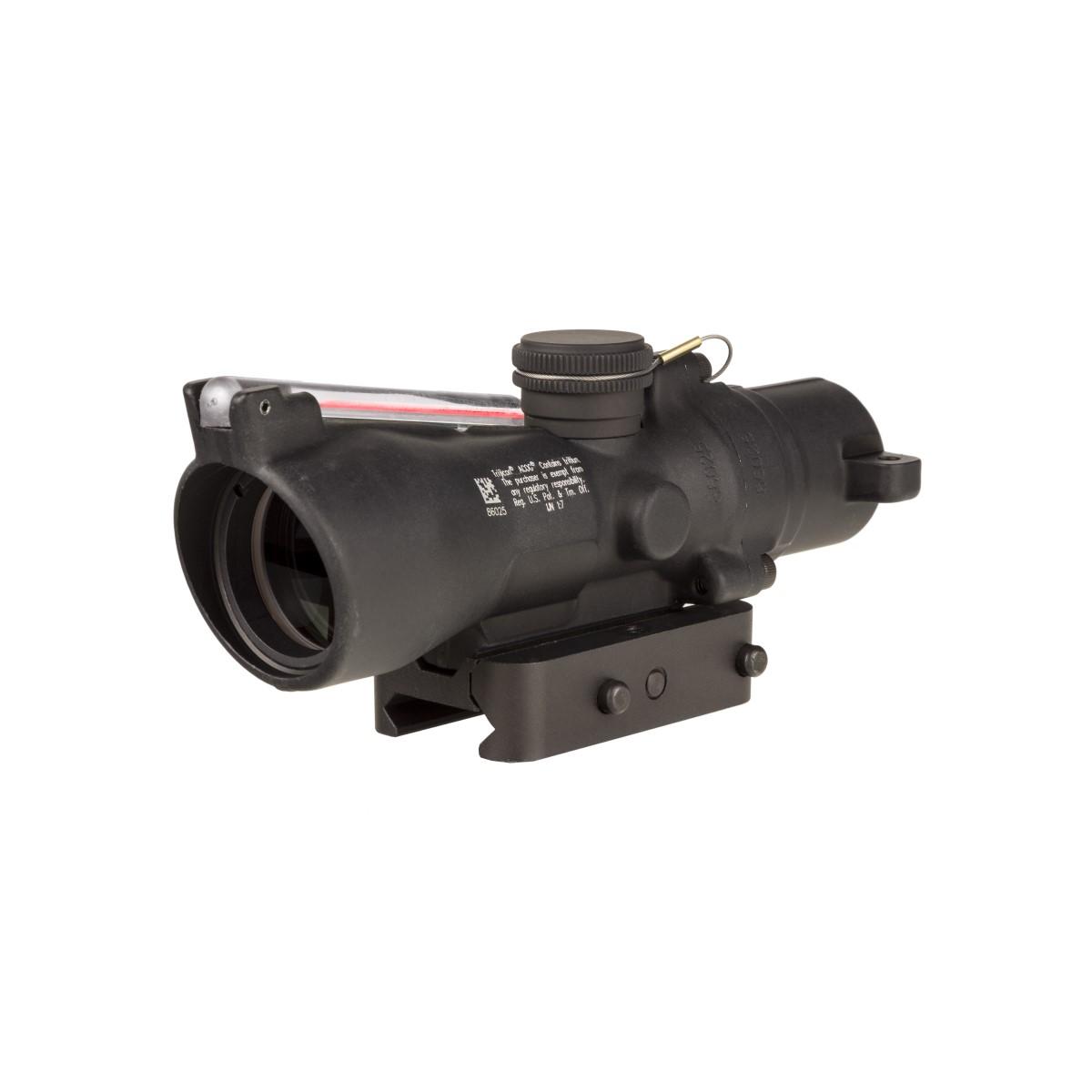 Trijicon Compact ACOG 3×24 Rifle Scope Low Height Red Crosshair 7.62×39/123gr. Illuminated Black