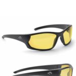 Walker’s Vector Full Frame Shooting Glasses Black with Amber Lens with Case