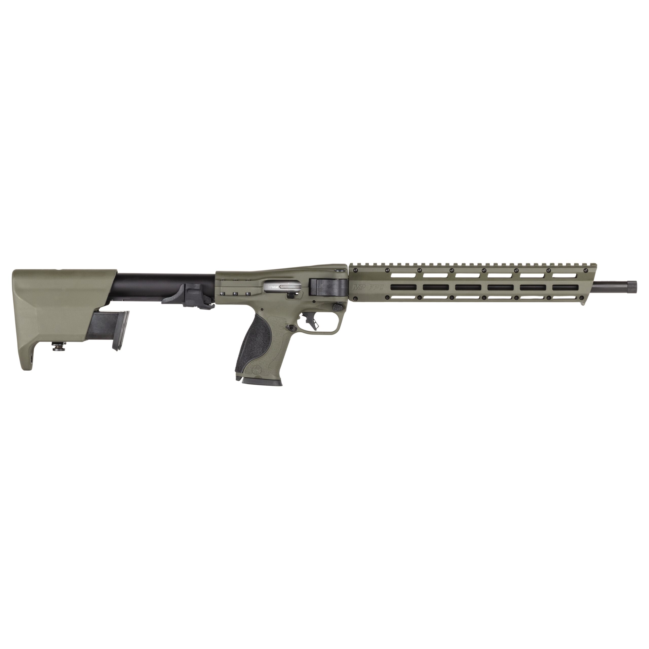 SMITH AND WESSON M&P FPC 10MM ODG 16.25″ 15+1