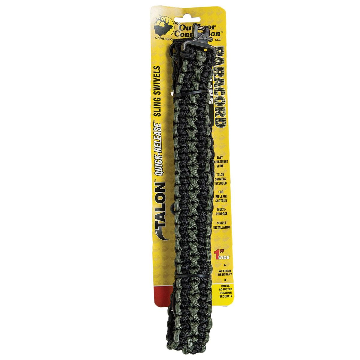 Outdoor Connection Sling – Paracord Black Talons