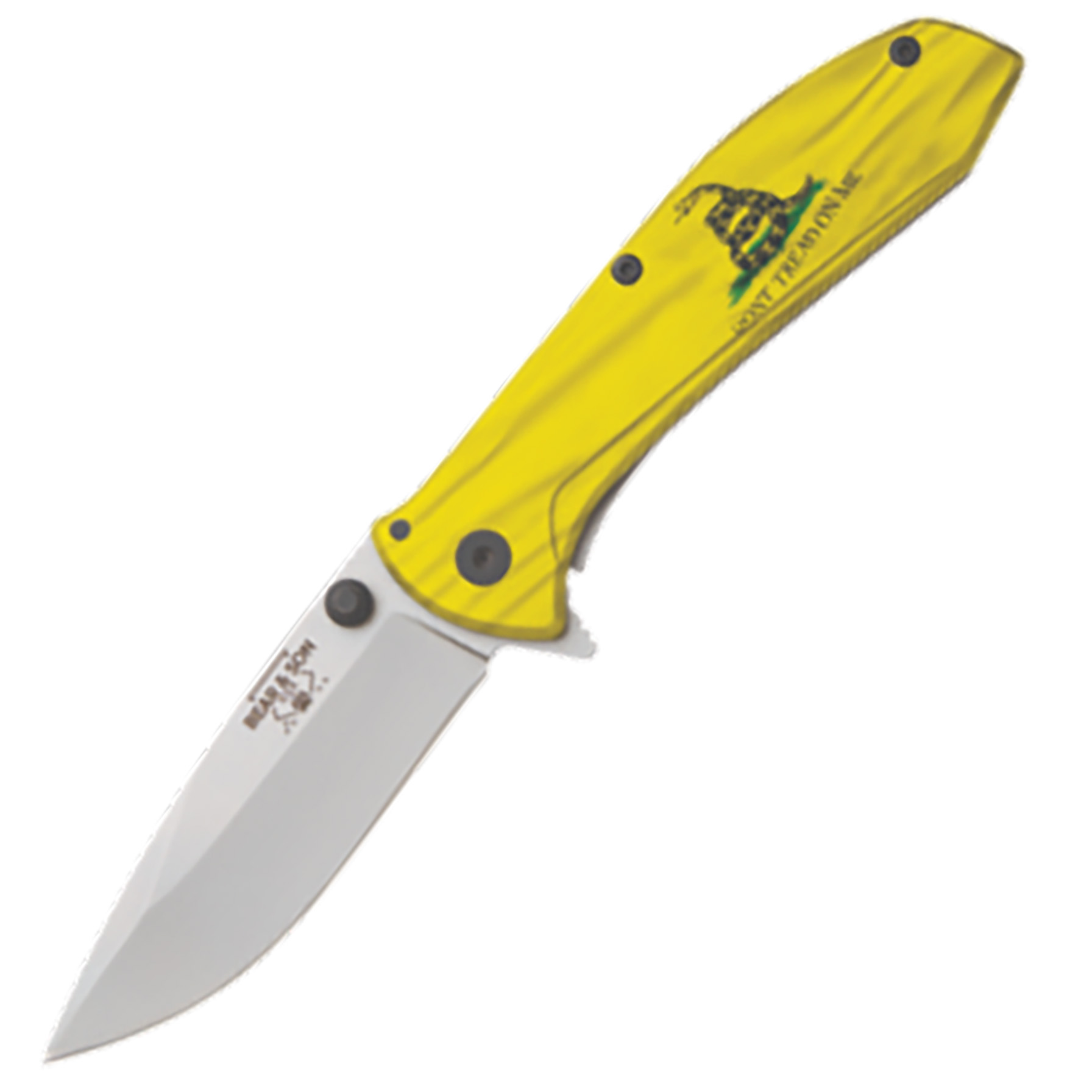 BEAR UV GADSEN FLAG 4″ STN/YLW