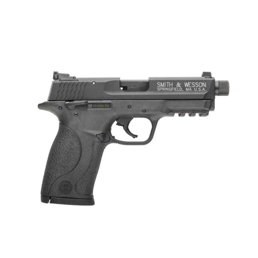 Smith & Wesson M&P 22 Compact Handgun .22 LR 10rd Magazine 3.6″ Threaded Barrel Black