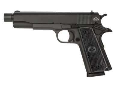 Rock Island Armory 51473 GI Standard M1911 A1 FS 5″ Threaded Barrel 45ACP 8+1 Black