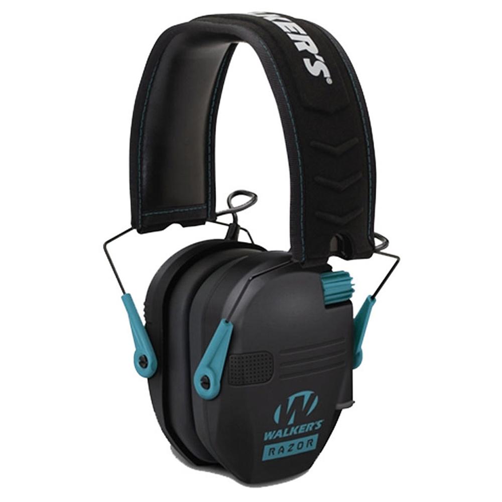 Walker’s Razor Series Slim Shooter Folding Electronic Muff – Teal