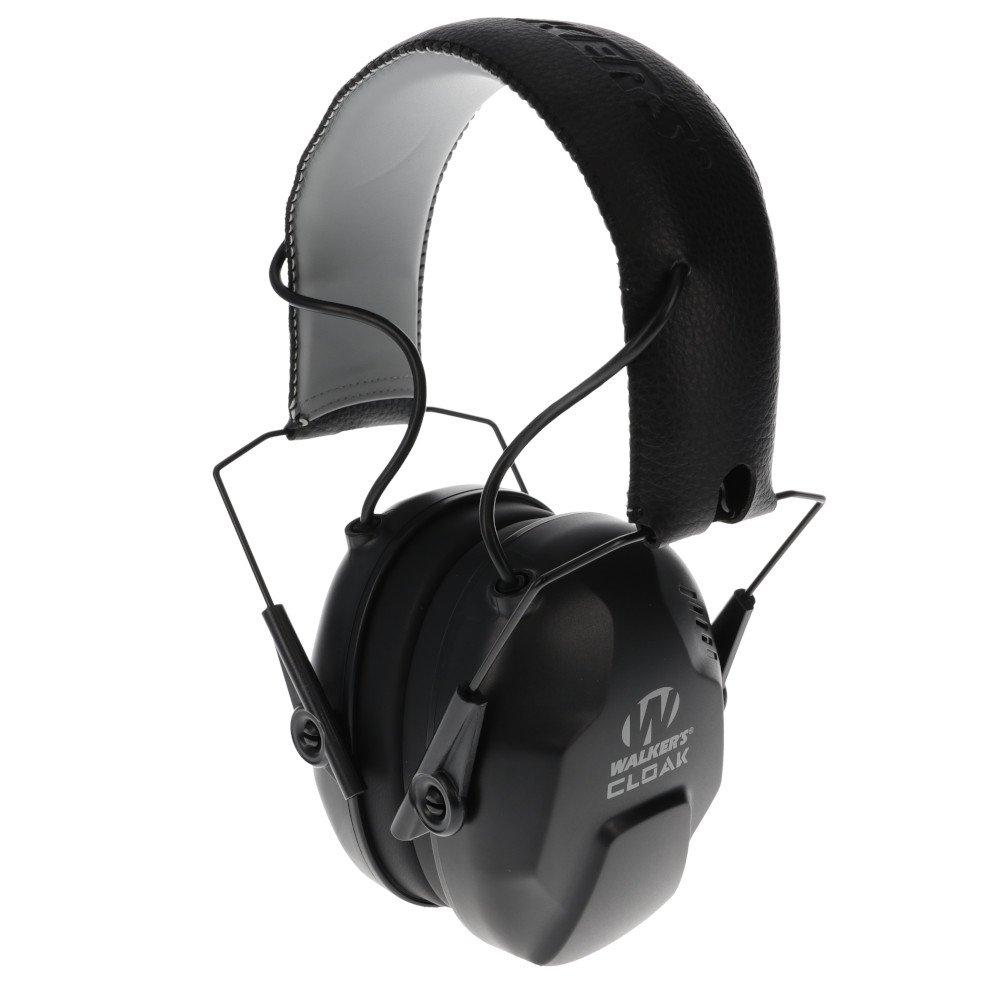 Walker’s Cloak Dual Mic Electronic Ear Muffs 23-25dB Black