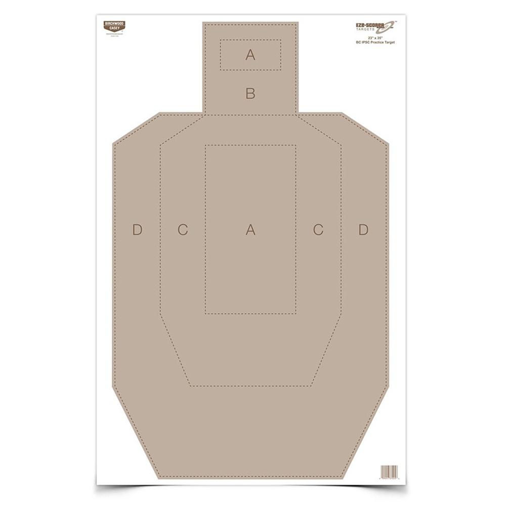 Birchwood Casey EZE-Scorer Paper Practice Targets 23″ x 35″ IPSC 100/ct
