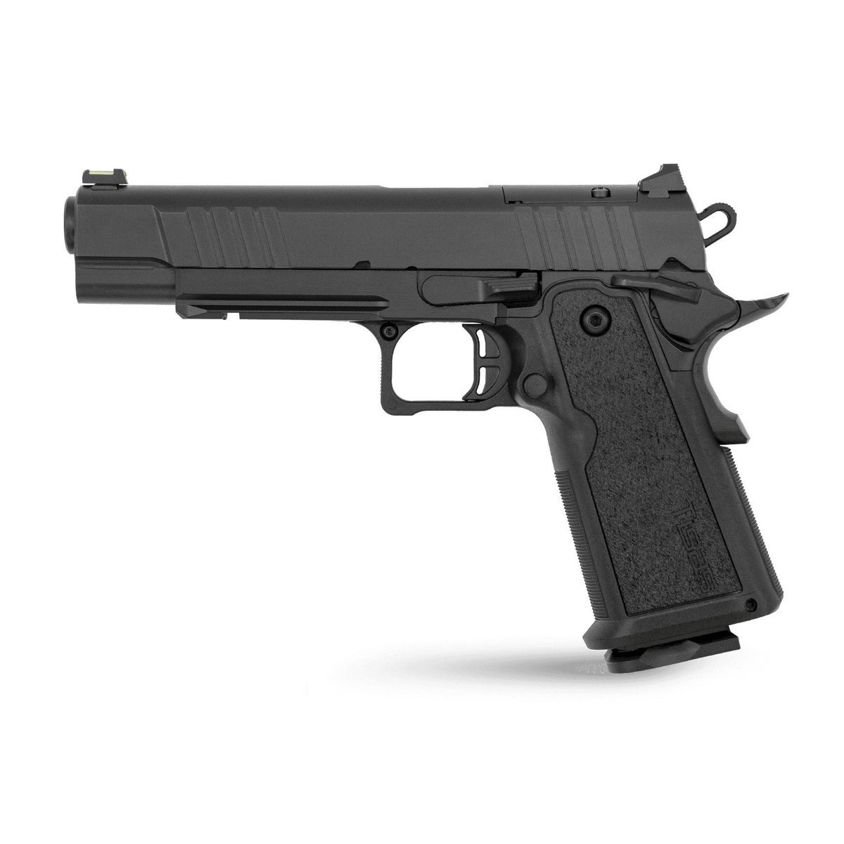 Tisas 1911 Duty 9 DS Handgun 9mm Luger 18rd Magazines(2) 5″ Barrel Titanium Firing Pin Black w/Rail