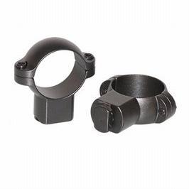 Leupold 2-Piece STD Windage Adjustable Steel Rings 1″ Super High Matte