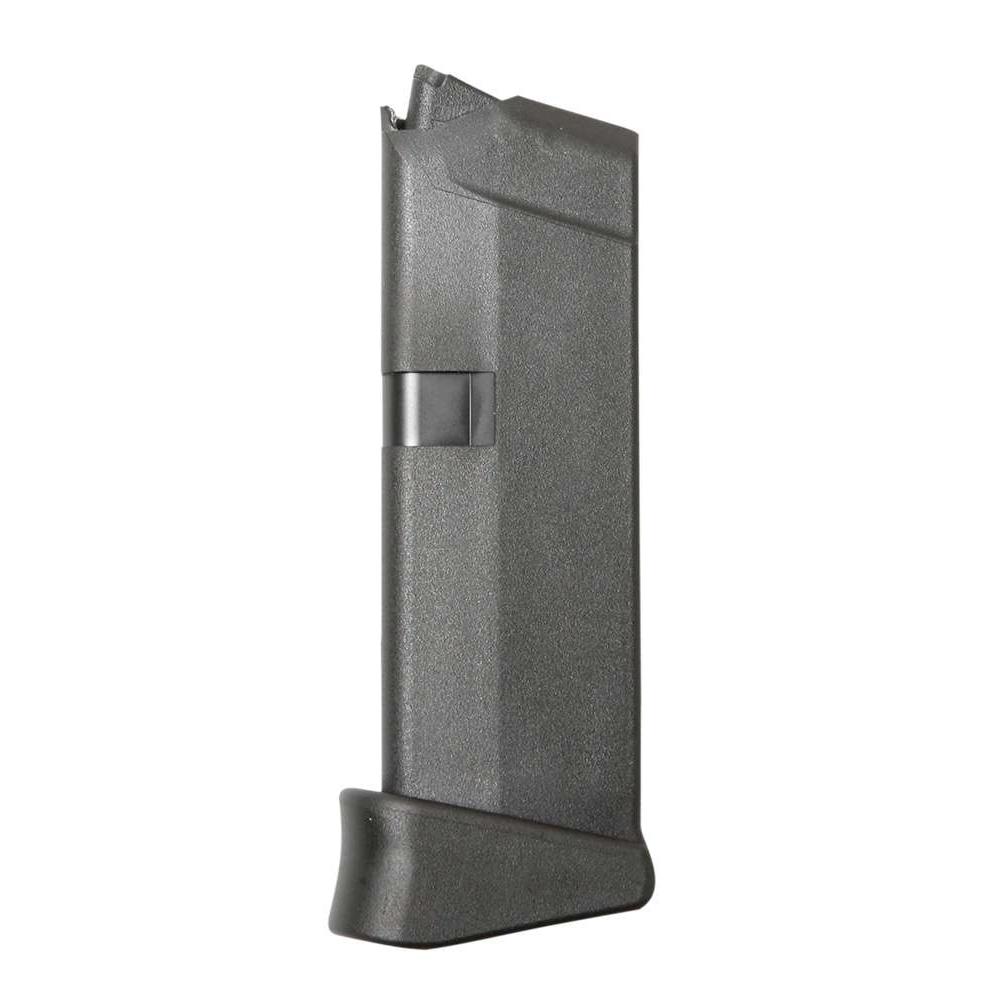 Glock Factory Original Glock 42 Magazine w/Extension Glock 42 .380 ACP Black Polymer 6/rd Pkg’d