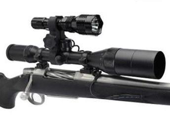 Cyclops Varmint Light Kit – Gun Mounted Red/Green LED / 250 Lumen / Rechargeable