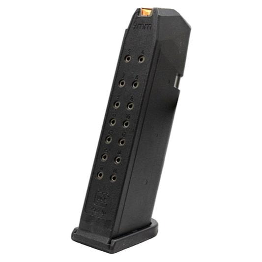 Glock Factory Handgun Magazine Black for Glock Models 17/34 9mm Luger 17/rd Bulk