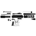 TacFire 7.5″ Unassembled AR 300 Blackout Pistol Build Kit with Lower Parts Kit