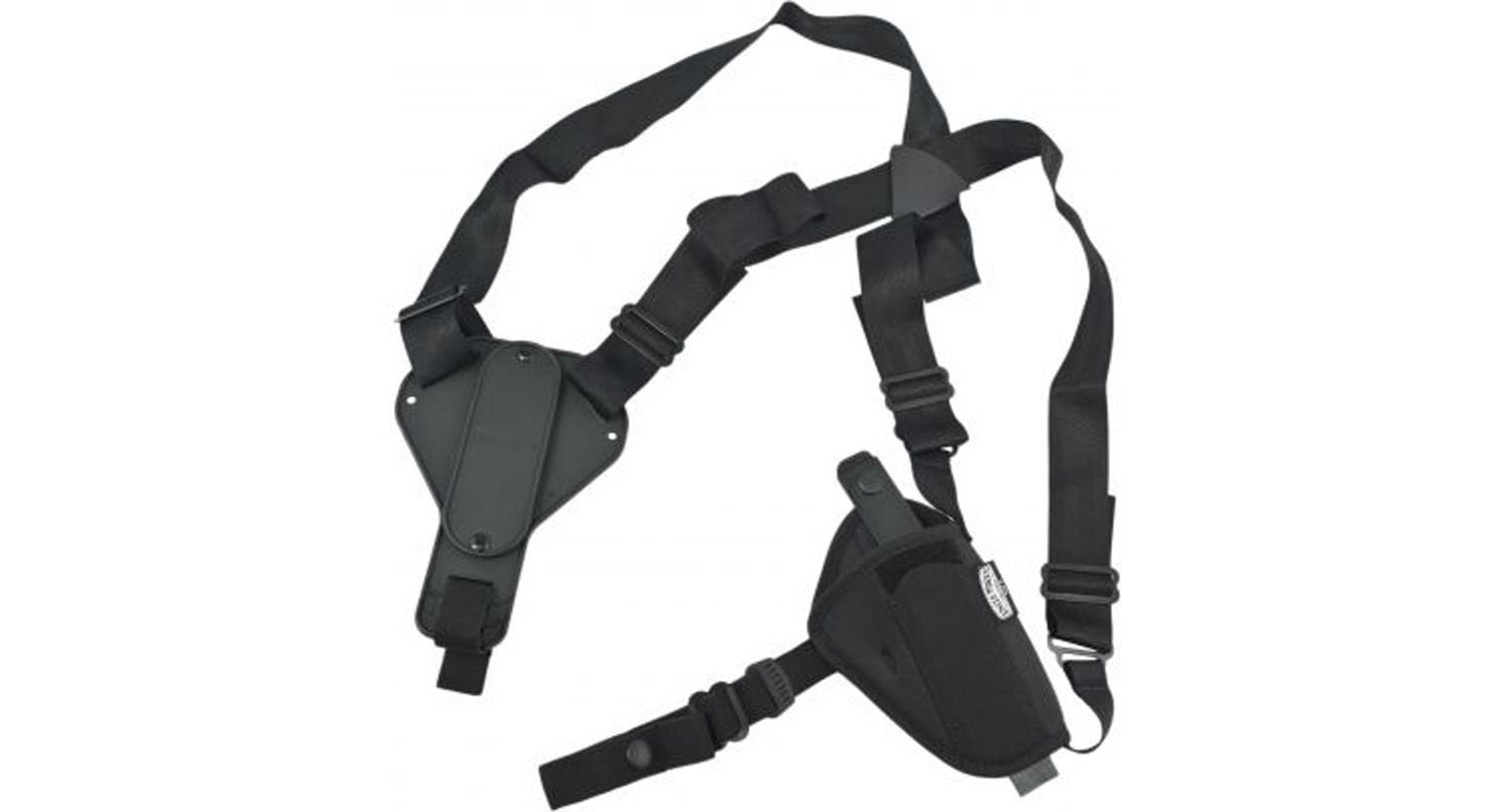 Uncle Mike’s Plain Black Nylon Shoulder Holster 8716 AM#16