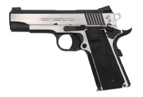Colt Combat Elite Commander Handgun .45 Auto 8rd Magazine 4.25″ Barrel Two-Tone Finish