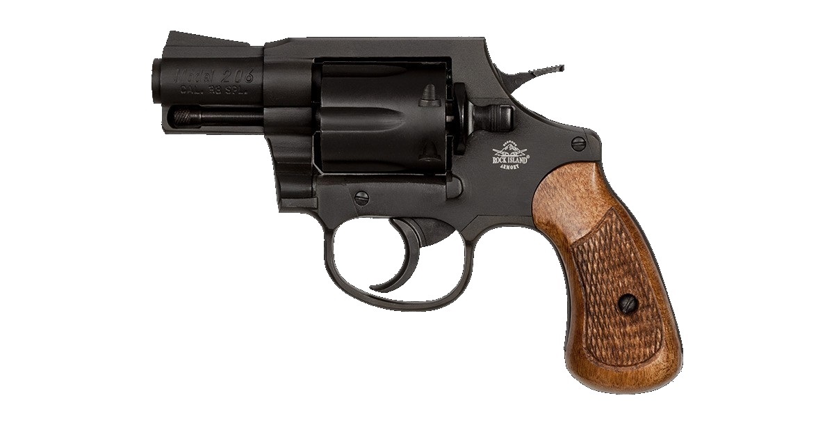ROCK ISLAND ARMORY M206 REVOLVER 38SPC PRKZD 2″