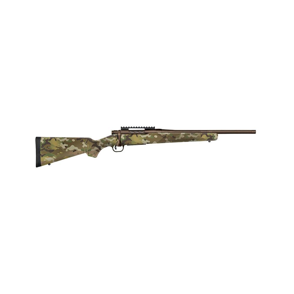 Mossberg Patriot Carbine .450 Bushmaster 4rd Capacity 18” Cerakote Patriot Brown Threaded Barrel Multicam Synthetic Stock