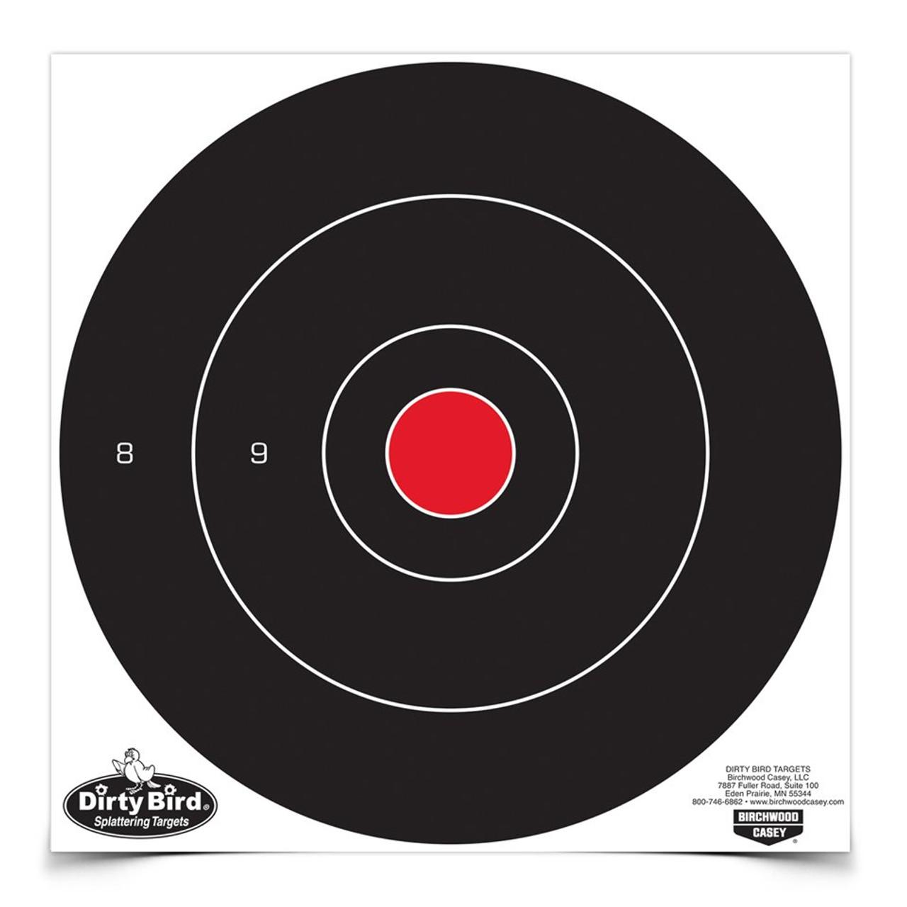 Birchwood Casey Dirty Bird 12″ Bull’s-Eye Target 100/ct
