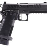 Alpha Foxtrot AF1911-Romulus MOS Adapter Handgun 9mm Luger 17(1) & 20rd(1) Magazines 4.25″ Comp Threaded Barrel DLC Black