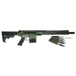 Great Lakes AR-15 Rifle .308 Win 20rd Magazine 16″ Barrel Lichen Black with 5 OTF 3-1/2″ Blade Knives