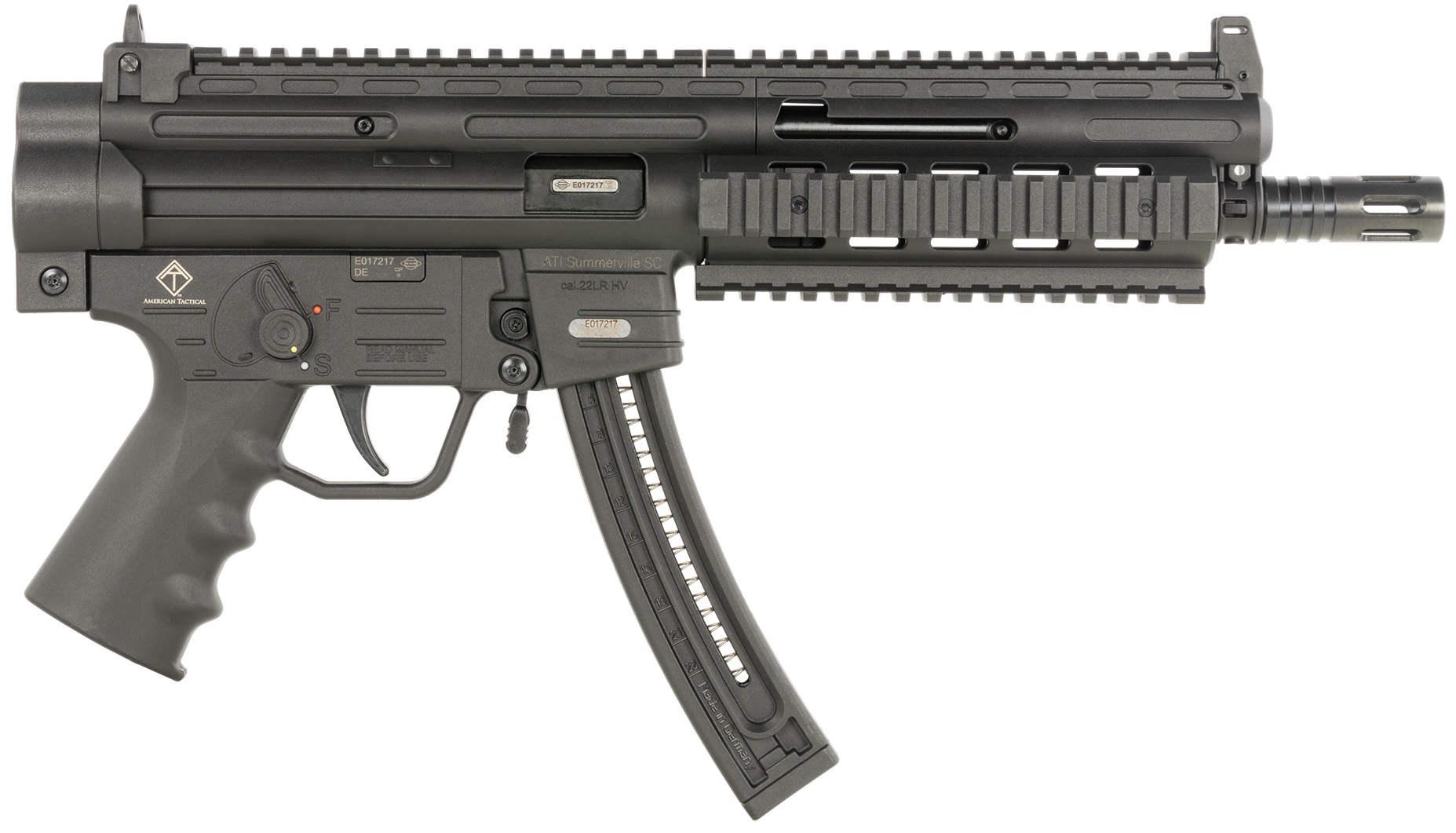 AMERICAN TACTICAL INC GSG-16 PISTOL 22LR BK 22+1 9″#
