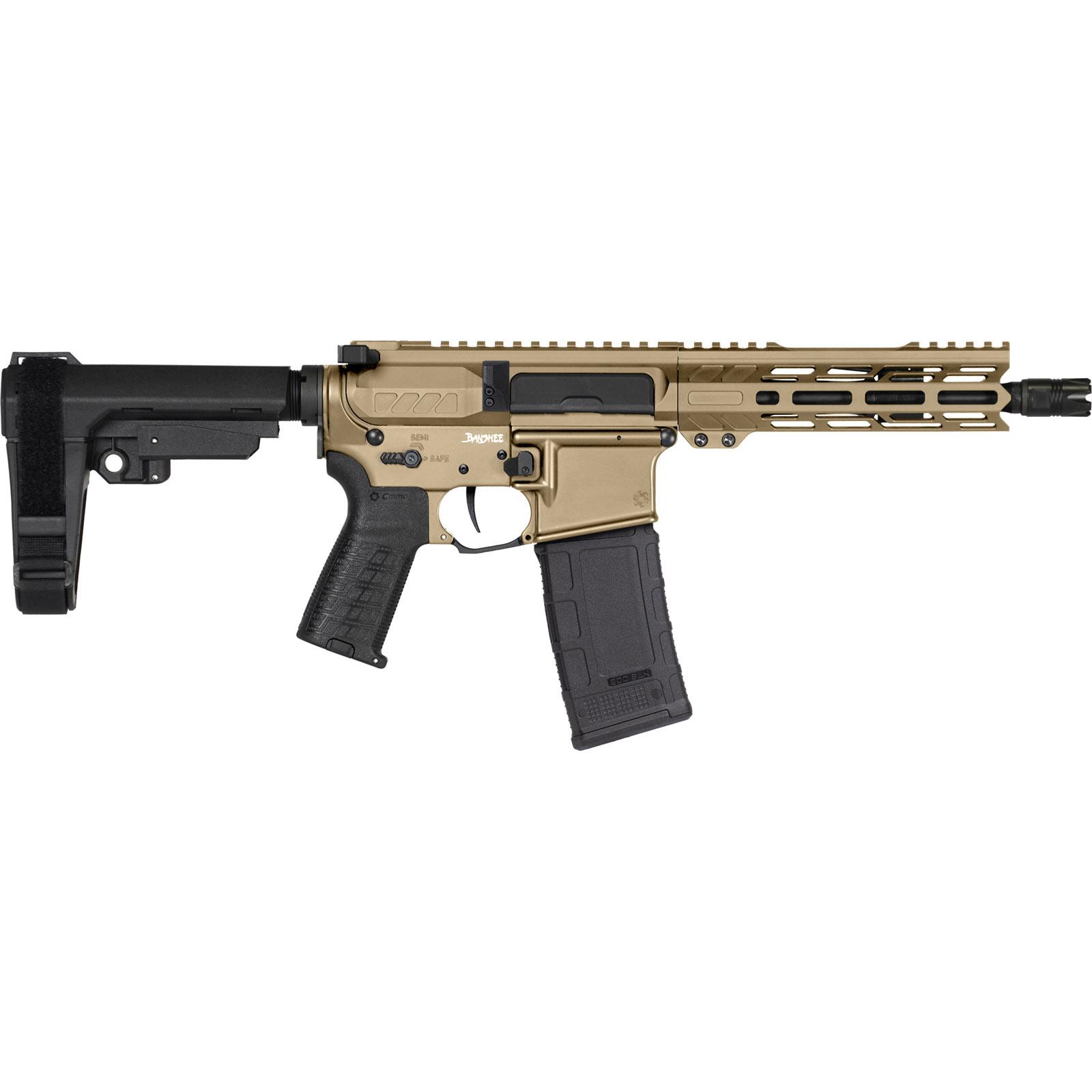 CMMG Banshee MK4 Pistol .300 Blk 30rd Magazine 8” Barrel Coyote Tan w/Brace