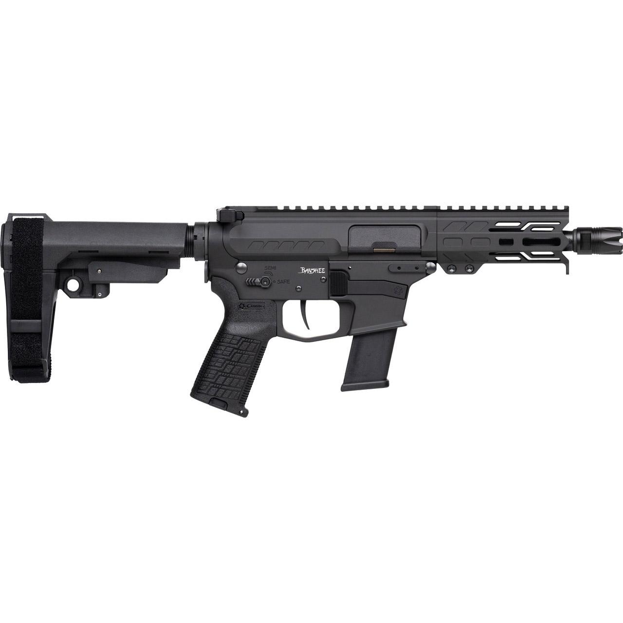 CMMG Banshee Fixed Ejector MkG Pistol .45 Auto 13rd Magazine 5” Barrel Armor Black w/Brace