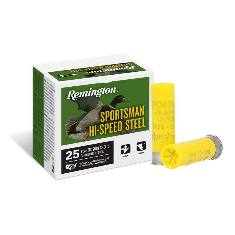 Remington Sportsman Hi-Speed Steel Shotshells 20ga 3″ 1oz #2 1300 fps 25/ct