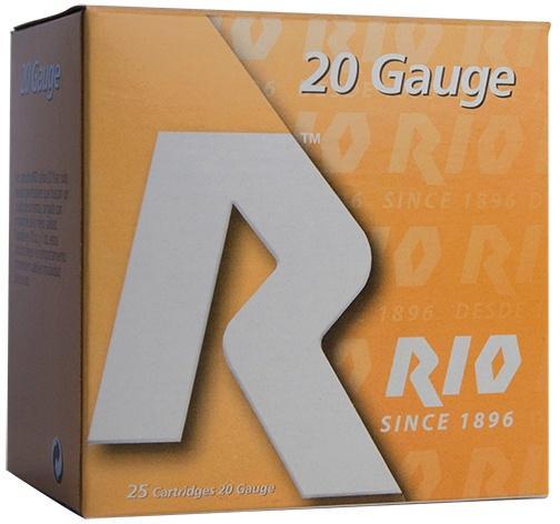 Rio Small Game Load Shotshell 20 ga 3″ MAX 1-1/4 oz #5 1250 fps 25/ct