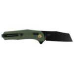 SOG Knives Diverge XR Folding Knife 3″ Sheepsfoot Blade Black and Forest Green Blister Pack