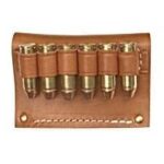 Hunter Leather Leather Cartridge Slide .50 Caliber 6 Rounds