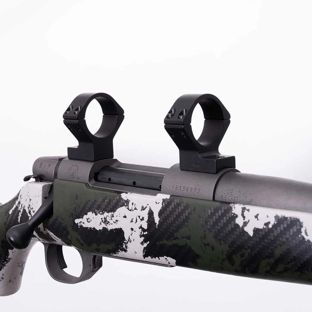 Weatherby Vanguard 2-Piece Lightweight Scope Mount 1″ Medium Black