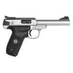 Smith & Wesson SW22 Victory Target Model Handgun .22 LR 10rd Magazines (2) 5.5″ Barrel Silver with Black Grip MA Compliant