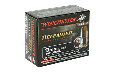 WIN DEFENDER 9MM 147GR JHP 20/200