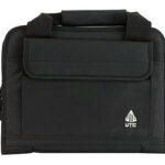 UTG DELUXE DOUBLE PISTOL CASE BLK